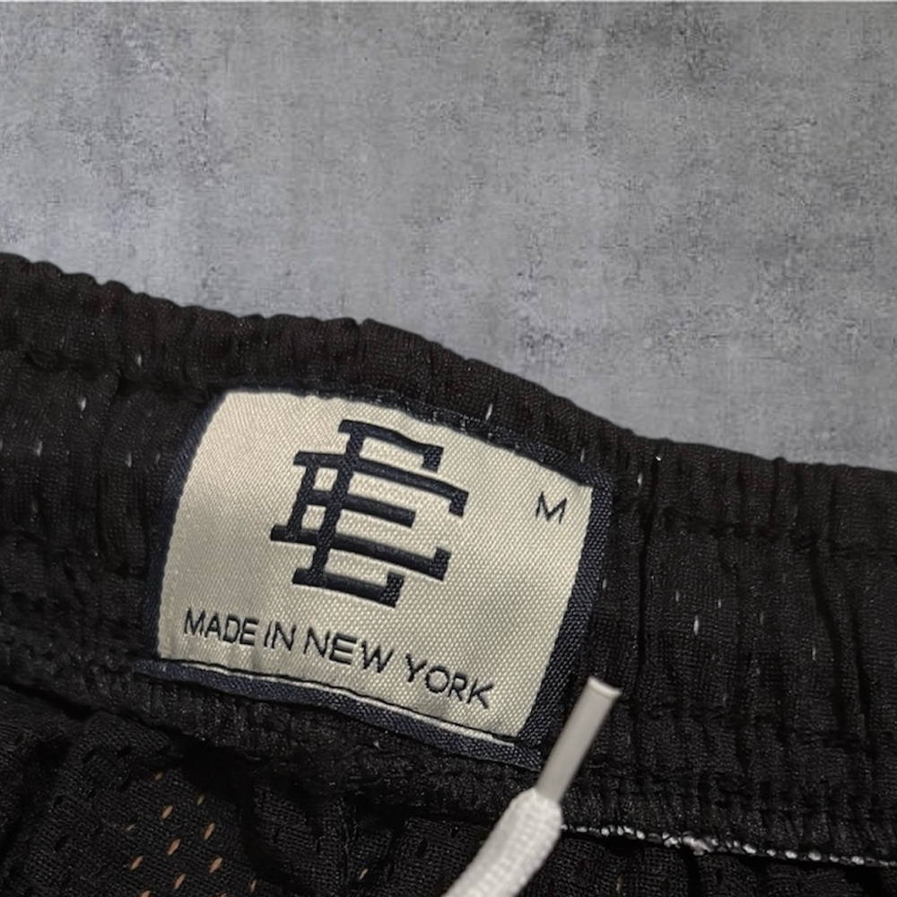 Eric Emannuel Ee Basic Bone Black Shorts Size M - image 4